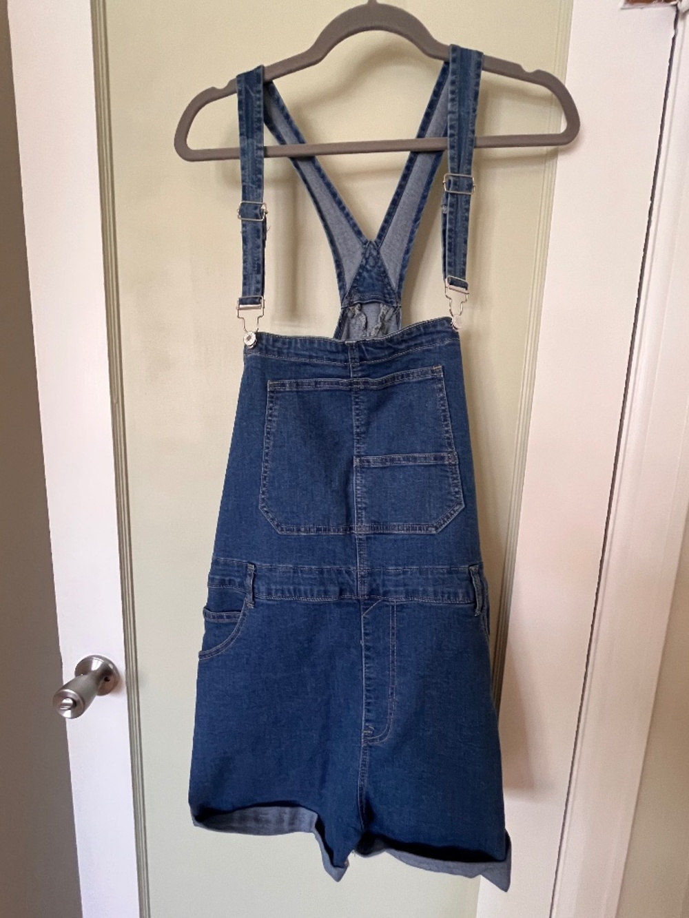 Jean Short Overalls